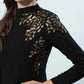 High Neck Full Sleeve Midi Dress