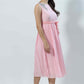 Pleated Skirt Style Midi Dress
