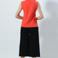 End The Stigma High Neck Red Top