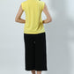 Fight like a Girl padded muscle Yellow T-shirt