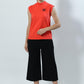 End The Stigma High Neck Red Top