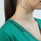 I'm Enough V-neck Jersey Green Top