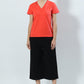 I'm Enough V-Neck Red Top