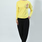 Mental Health Awareness Full Sleeve Yellow Top