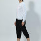 Don't Hate Meditate Full Sleeve White Top
