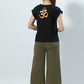 Om V-Neck Black Tshirt