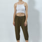 Ankle Length Casual Military Olive Trouser
