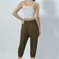 Ankle Length Casual Military Olive Trouser