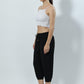 Ankle Length Casual Black Trouser