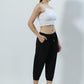 Ankle Length Casual Black Trouser