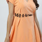 Side Elastic Wrap on style Green Black Mini Dress