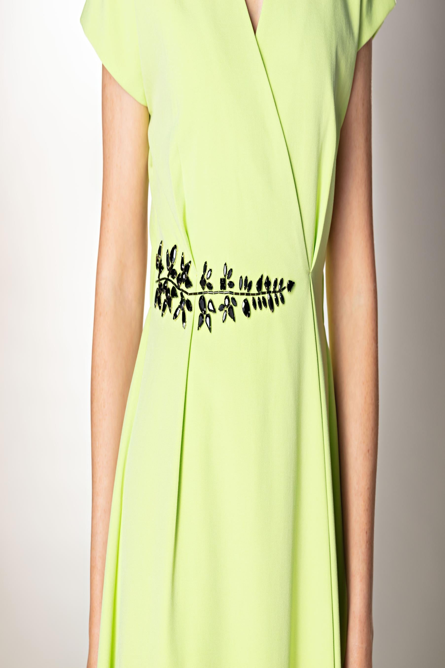 Side Elastic Wrap on style Mini Dress