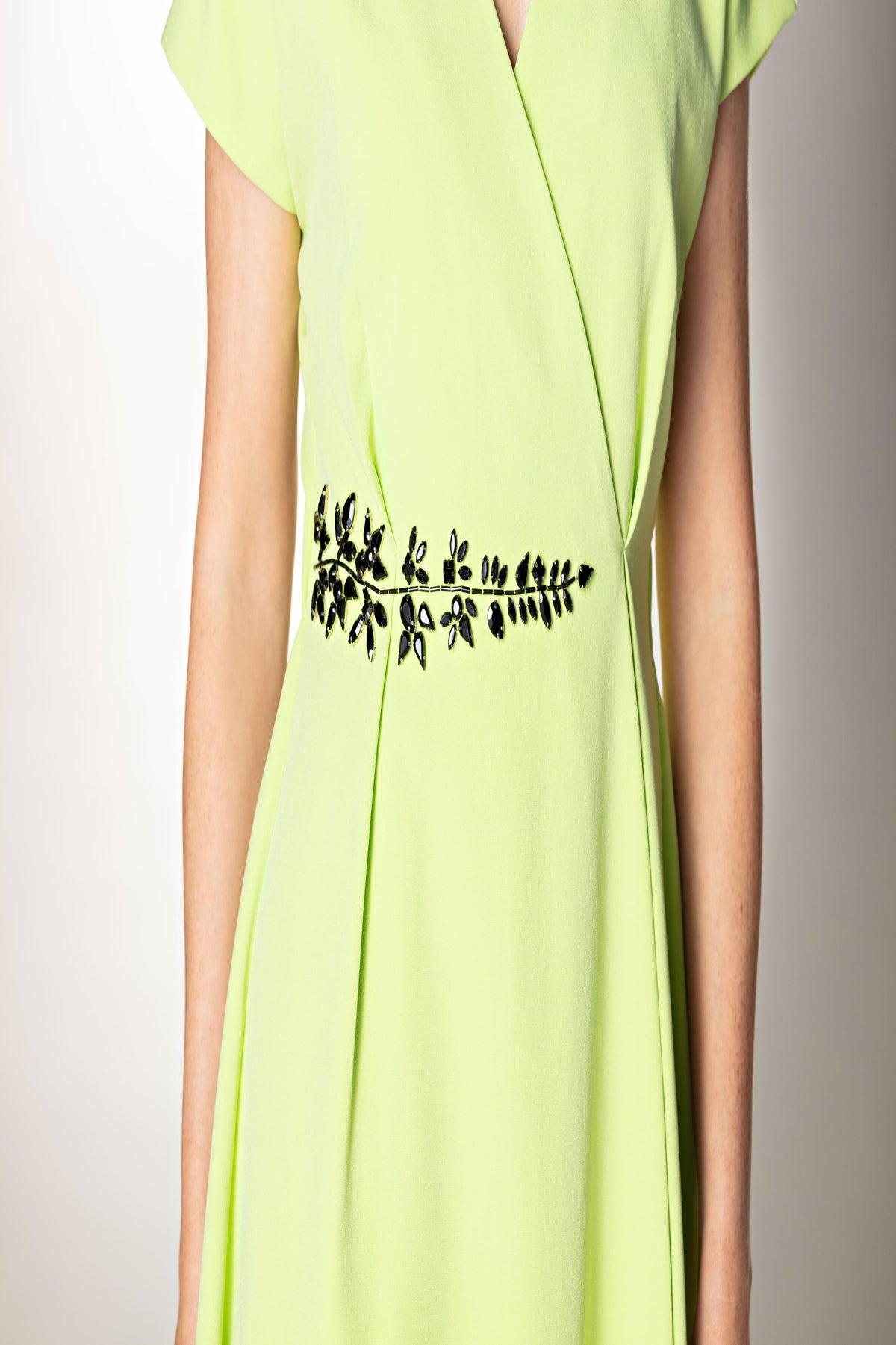 Side Elastic Wrap on style Mini Dress