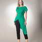 Ultramarine Green Twist Tunic