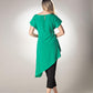 Ultramarine Green Twist Tunic