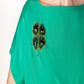 Ultramarine Green Twist Tunic