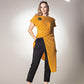 Mustard Side Twist Tunic