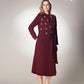 Wrap Front Long Jacket With Kundan Work