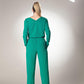 Full Length Casual Green Trouser