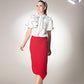 Mother's Love Button Down Top With Cape Detail