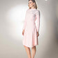 High Neck Full Sleeve Midi Dress