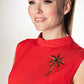 Dragonfly Embroidered Bodycon Mini Dress