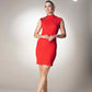 Dragonfly Embroidered Bodycon Mini Dress
