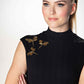 Dragonfly Embroidered Bodycon Mini Dress