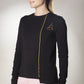 Don't Hate, Meditate Full Sleeve Black Top
