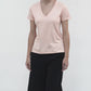 Enough is Enough v-neck Jersey White Top