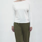 Grl Pwr One Shoulder Full Sleeve Top